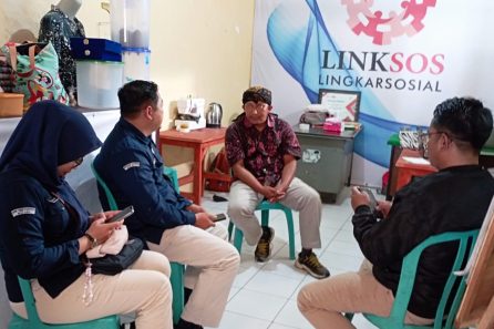 Kunjungan KPU Kabupaten Malang ke kantor LINKSOS