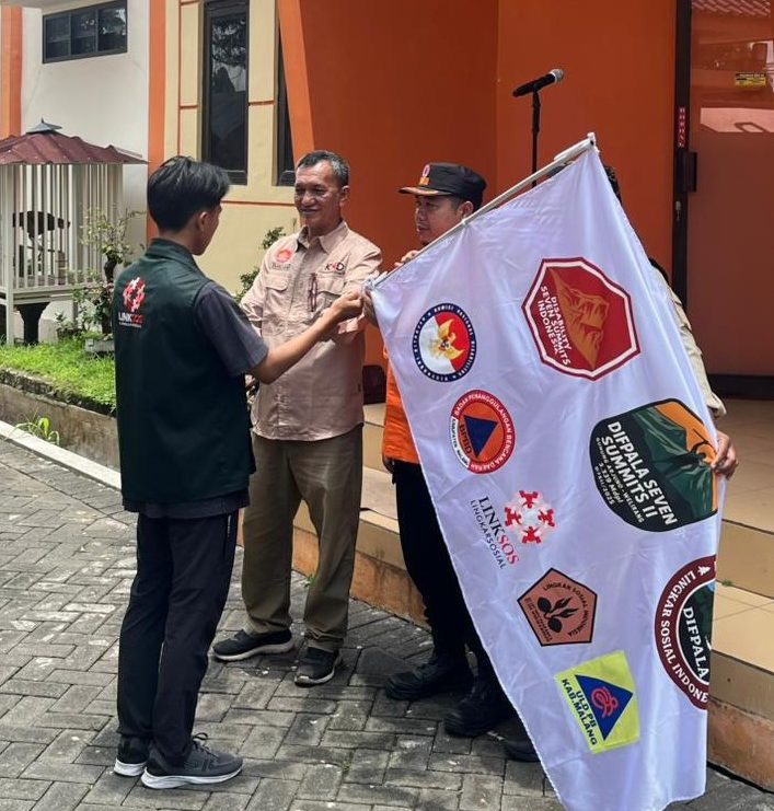 DIFPALA SEVEN SUMMITS PELEPASAN DI BPBD KABUPATEN MALANG