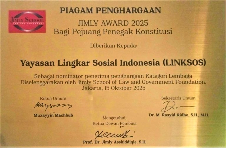 Jimly Award 2025 Penghargaan bagi Pejuang Penegak Konstitusi_ Yayasan Lingkar Sosial Indonesia (LINKSOS)