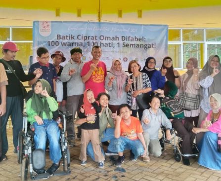 Fokus Kerja LINKSOS Tahun 2026 - foto Batik Ciprat Disabilitas Karya 150 Difabel di Wisata Petik Madu