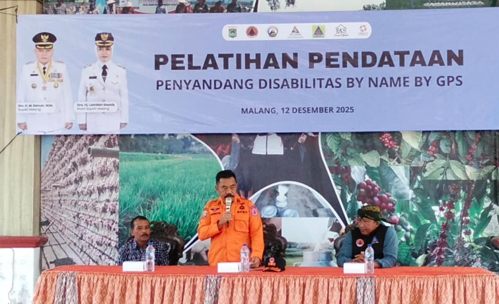 Pelatihan Pendataan Disabilitas by Name by GPS oleh ULD PB Kabupaten Malang bagi Destana di Ngantang, Pujon, dan Kasembon
